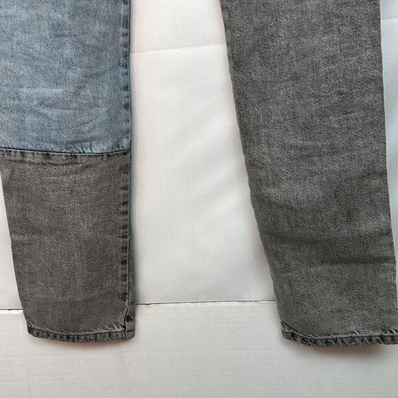 One Teaspoon Trucker style Blue and gray straight leg jeans size 26 - Picture 12 of 14